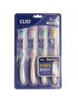 CLIO SENS-R DEEP CARE Набор зубных щеток с мягкой щетиной, 4шт