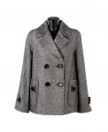 Женское пальто укороченное 6884 размер 44, 48, 50, 54, 56, 58, 60