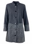 Женское пальто воротник-стойка 249252 размер 50, 52, 54, 56