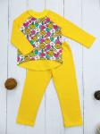 Пижама "Фрукты", 2684, желтая