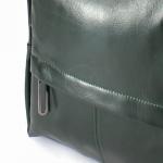Рюкзак жен натуральная кожа GU 2033-1882,  1отд,  3внут+3внеш/карм,  зеленый 242698