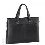 Портфель мужской кожаный 80028-5KH black Heanbag