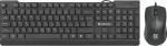 Проводной набор (клавиатура+мышь) York C-777 RU, USB, черный,мультимедиа, Defender, 45779