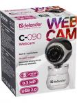 Веб-камера C-090 0.3МП, черный, Defender, 63090