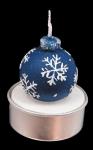 Набор ErichKrause® 6 свечей-картриджей Полет снежинок синие 3.5см