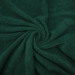Ткань на отрез махровое полотно 150 см 390 гр/м2 цвет зеленый