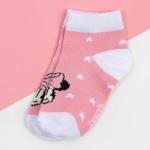 Носки  "Minnie", Минни Маус, розовый, 12-14 см