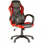 Кресло игровое Helmi HL-S07 Boost, экокожа/ткань черная/красная, 279722