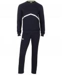Тренировочный костюм JCS-4201-061, хлопок, черный/белый
