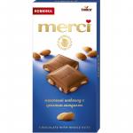 Шоколад Merci молочный с цельным миндалем (нг) 100г