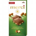 Шоколад Merci молочный с цельным лесным орехом (нг) 100г