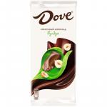Шоколад Dove молочный, фундук, (нг) 90г