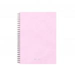 Тетрадь общая с пластиковой обложкой на спирали Erich Krause® Candy, розовый перламутр, А5, 80 листов, клетка