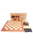 Настольная игра 3 в 1 Шахматы, шашки, нарды, игр. поле 35х35 см