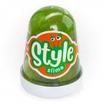 Лизун STYLE SLIME блестящий Зеленый с ароматом яблока 130 мл Сл-019 LORI
