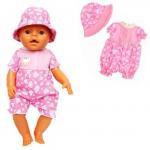 Одежда для куклы Песочник со шляпкой 107