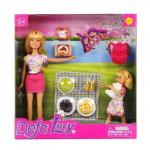 Кукла 8282 Пикник в кор. Defa Lusy