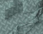 Пододеяльник Евромакси 240*220 см, бязь "Комфорт" (Иллюзия, зеленый)