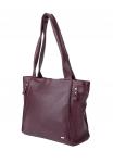 Сумка ДАНА CHERRY кожа флотер бордо