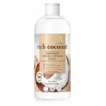 Eveline Увлажняющая кокосовая мицеллярная вода для демакияжа лица, глаз и губ 3в1 серии Rich Coconut, 400 мл