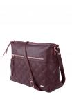 Сумка АДЕЛИНА CHERRY кожа флотер бордо