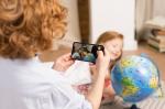 Интерактивный глобус GLOBEN INT12100296 зоогеографический детский с подсветкой 210 мм с очками VR