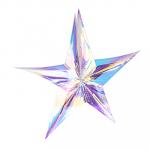 СНОУ БУМ Подвеска декоративная в форме звезды,  ПВХ,  30  см