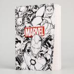 5385219 Блокнот А6 на скрепке, 32 листа в обложке софт-тач, Marvel, Мстители