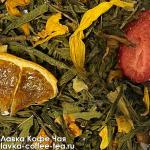 чай весовой зелёный "Белый тигр" Nadin ароматизированный 0,5 кг.