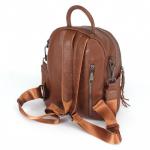 Рюкзак жен натуральная кожа GU 163-6029,  1отд,  4невш+3внут карм,  коричневый 243043