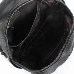 Рюкзак жен натуральная кожа GU 163-6029,  1отд,  4невш+3внут карм,  черный 232826
