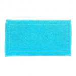 Махровое гладкокрашенное полотенце "Ручки" 34*60 см 400 г/м2 (Ярко-голубой)