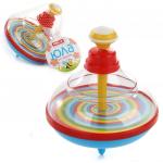 Арт.01974 Юла малая прозрачная с музыкой d=12см, сетка