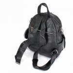 Рюкзак жен натуральная кожа GU 163-8386,  1отд,  5невш+4внут карм,  черный 243040