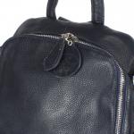 Рюкзак жен натуральная кожа GU 163-8385,  1отд,  3невш+3внут карм,  синий 243035