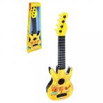 ИГРОЛЕНД Игрушка музыкальная гитара "Три кота", ABS, нейлон,43х14,5х3,7см