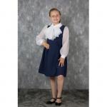 Блузка для девочкишкольная с гипюром
