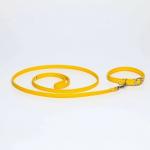 Комплект ошейник и поводок из экокожи