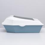 Туалет для кошек фигурный с бортом с совком