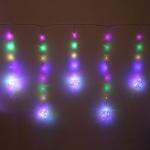 Гирлянда для дома БАХРОМА "Шар" ш2,5 м* в0,5/0,8м 200 ламп LED, d-8 см, Мультицвет