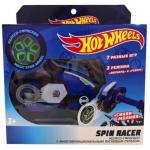 Hot Wheels Spin Racer Синяя Молния пуск. механизм с диском, син. Т19373