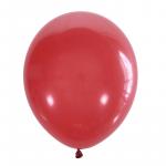 Воздушные шары, 100шт., М12/30см, красный, пастель, 4607145436112
