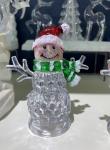 Сувенир с подсветкой "Весёлый снеговичок" 9*5,3*11 см