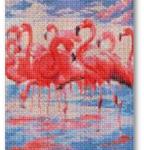 Алмазная мозаика 30*40см KiKi "Розовое озеро" полная выкладка MOZ051
