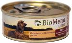 BioMenu LIGHT Консервы для собак Индейка с коричневым рисом 93%-МЯСО 100 г