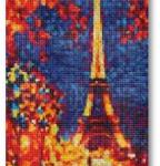 Алмазная мозаика 30*40см KiKi "Яркий Париж" полная выкладка MOZ025