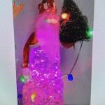 Сувенир с подсветкой "Дед Мороз из льда" 29*10*11 см