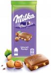 Milka молочный с цельным фундуком, 85 г