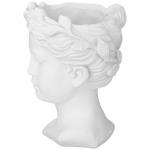 169-346 ваза декоративная "голова венеры" 15,5*22 см цвет: белый