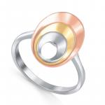 Серебряное кольцо, 21SET16634-3C-113